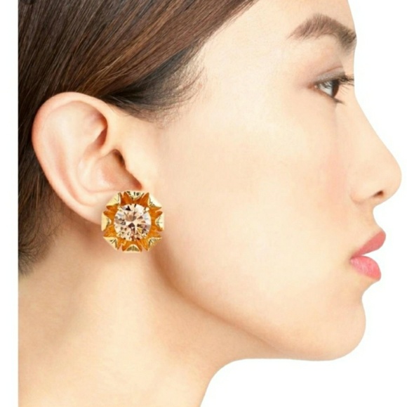Tory Burch Leah flower earrings - Picture 5 of 5